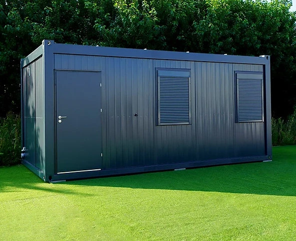 bürocontainer /6×3 meter mit fenstern auf der langen rechten seite bürocontainer /6×3 meter mit fenstern auf der langen rechten seite